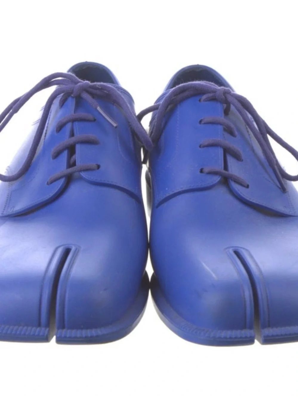 Maison Martin Margiela Electric Blue Split-Toe Derby Shoes